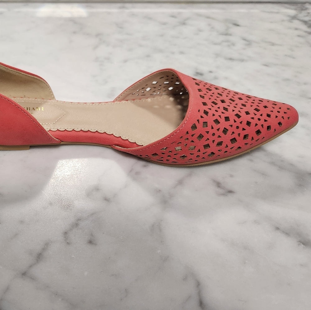 Pink flats never worn